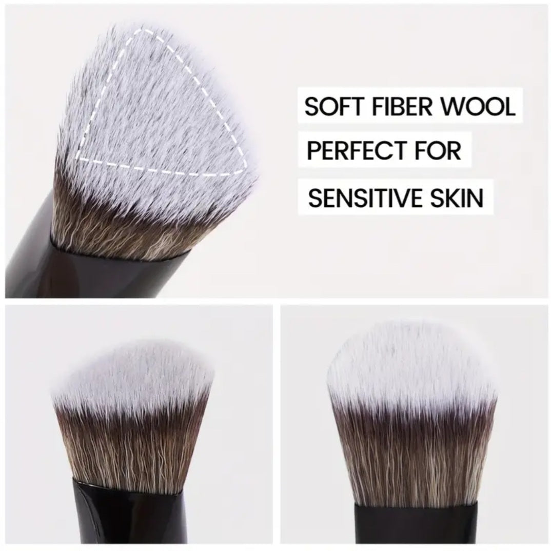 MAANGE - Ensemble de pinceaux de maquillage Silver ( 4 pièces )