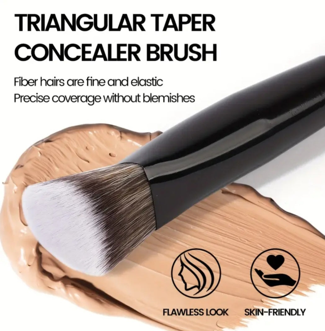 MAANGE - Ensemble de pinceaux de maquillage Silver ( 4 pièces )