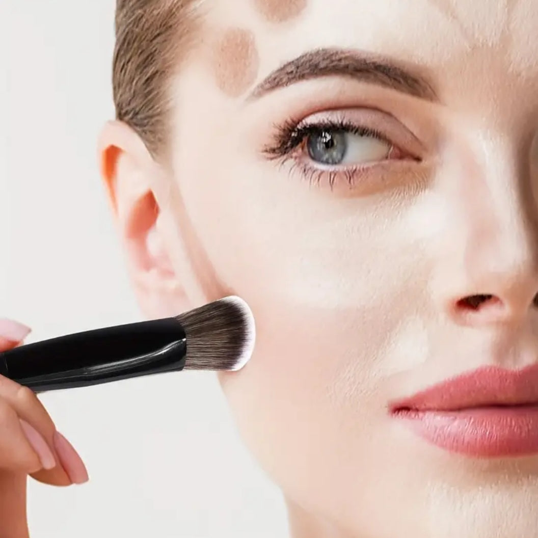 MAANGE - Ensemble de pinceaux de maquillage Silver ( 4 pièces )