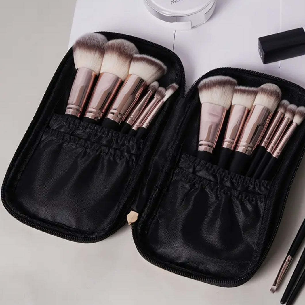 MAANGE - Ensemble de pinceaux de maquillage ( 18 pièces + Trousse )