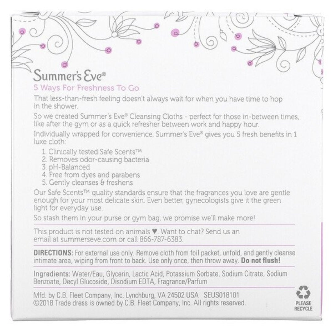 summers-eve-lingettes-nettoyantes-individuelles-5-en-1-island-splash-16pcs