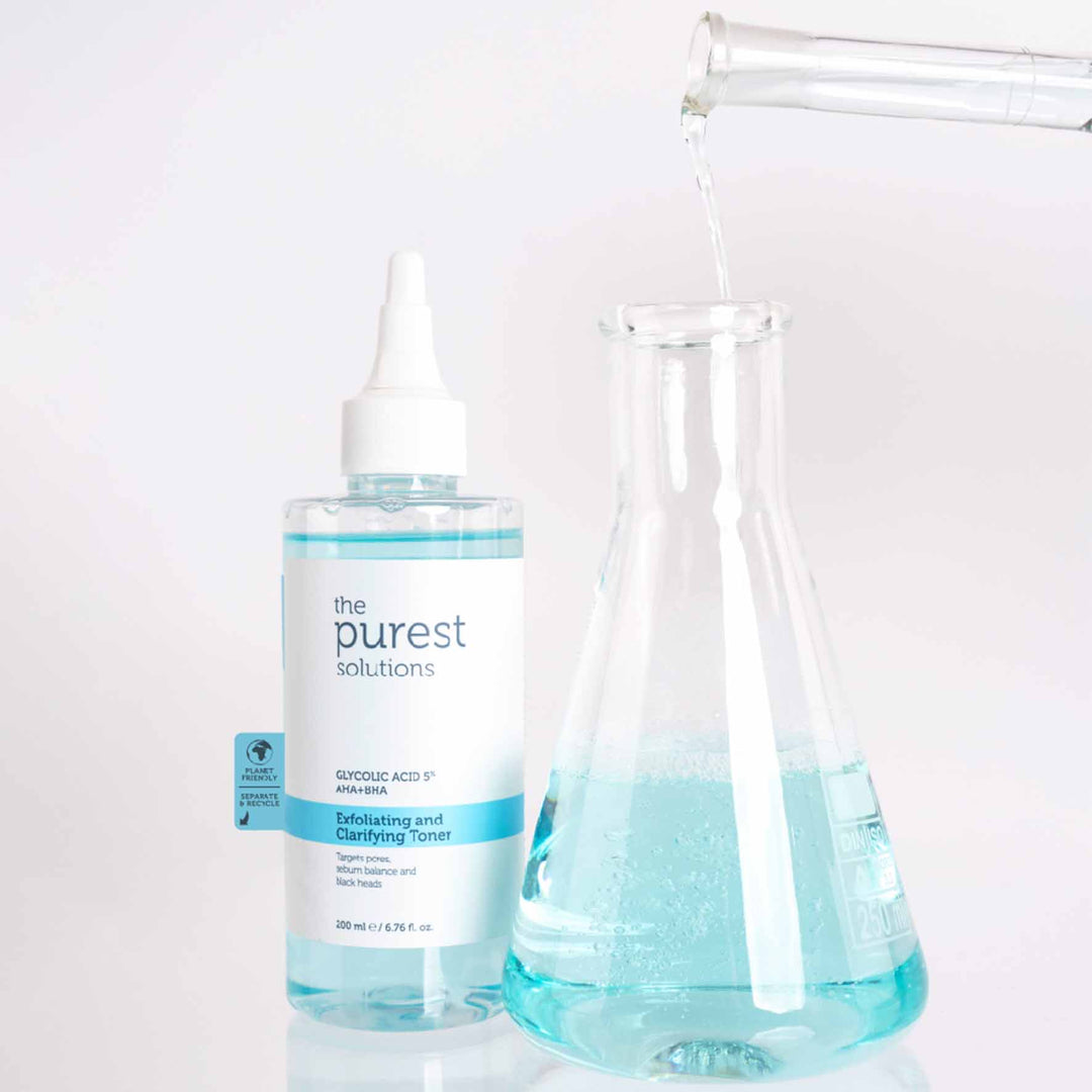 THE PUREST SOLUTIONS - 5% Glycolic Acid Purifying Toner AHA + BHA - 200ml