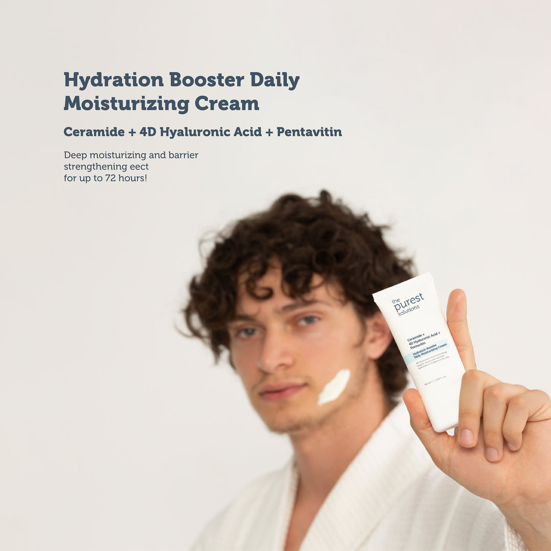 THE PUREST SOLUTIONS - Hydration Booster Daily Moisturizing Cream - Ceramide + 4D Hyaluronic Acid + Pentavitin - 50ml