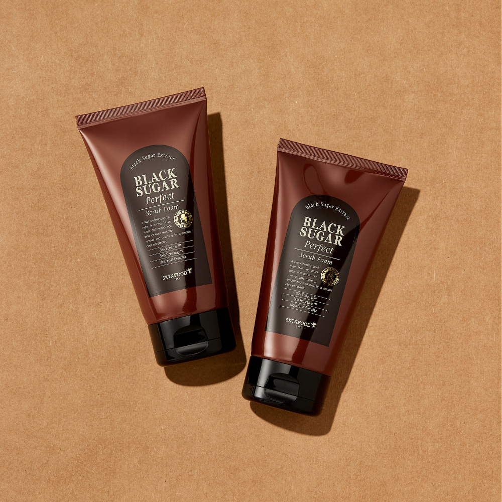 SKINFOOD - Black Sugar Perfect Scrub Foam - 180g