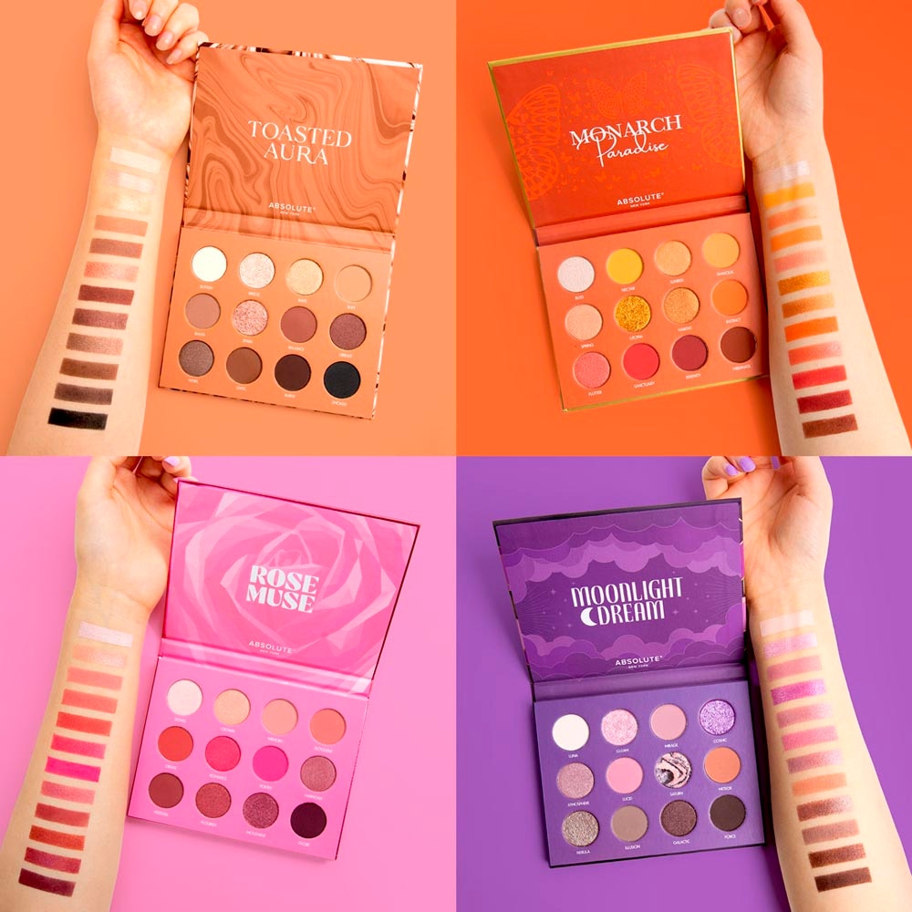 Absolute New York - Eyeshadow Book Palette - réf Monarch Paradise