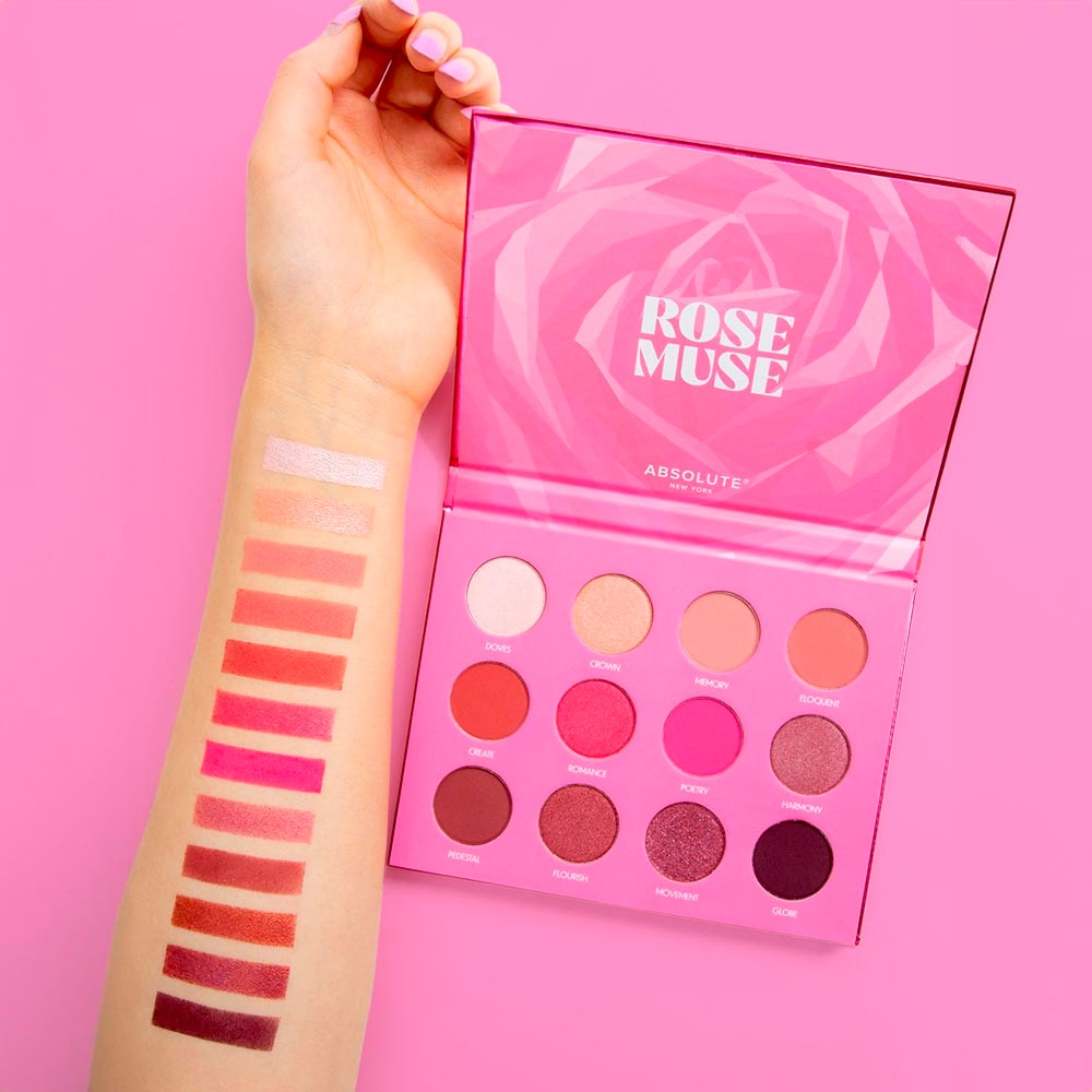 Absolute New York - Eyeshadow Book Palette - réf Rose Muse
