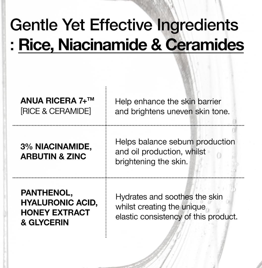 ANUA - 7 + Rice Ceramide hydrating Barrier Serum