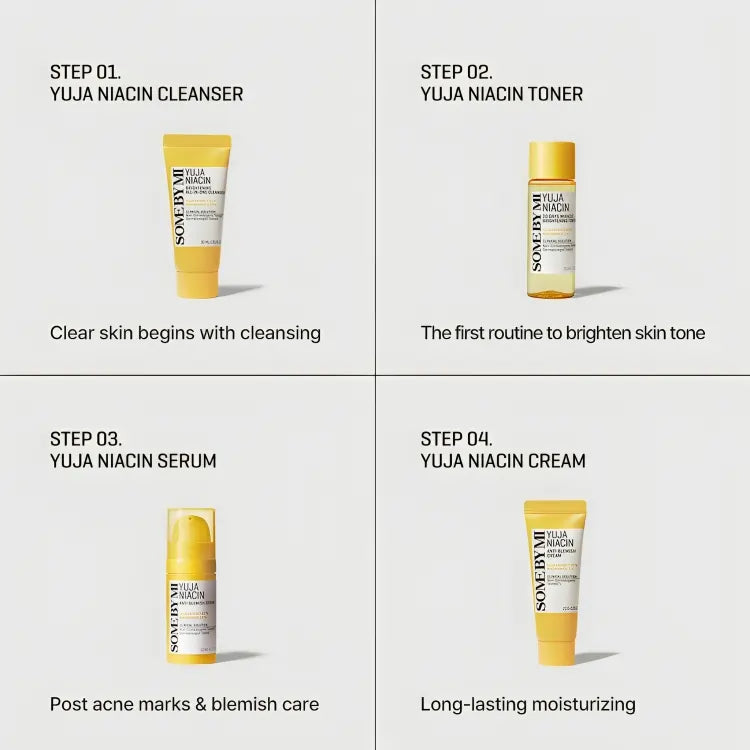 SOME BY MI - MINI FORMAT - YUJA NIACIN BRIGHTENING STARTER KIT