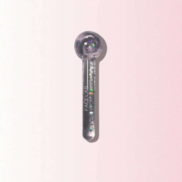 FACELAB - Facial Massage Ball Cryo Globes - réf Light Lilac Glitter