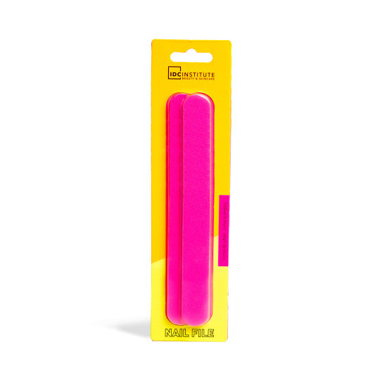 IDC INSTITUTE - Nail File Neon 2pcs - réf Fushia Pink