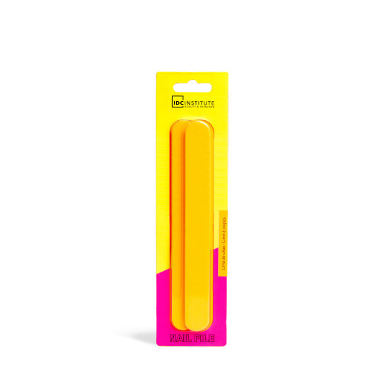 IDC INSTITUTE - Nail File Neon 2pcs - réf Orange