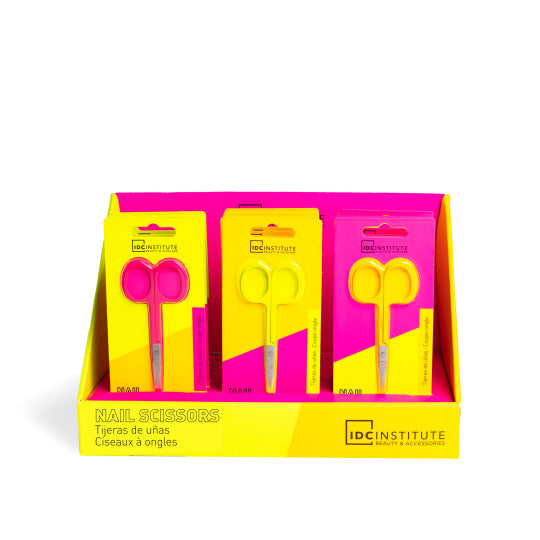 IDC INSTITUTE - Nail Scissors Neon - réf Orange