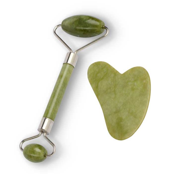IDC INSTITUTE - Jade Roller & Jade Gua Sha ( 2pcs )