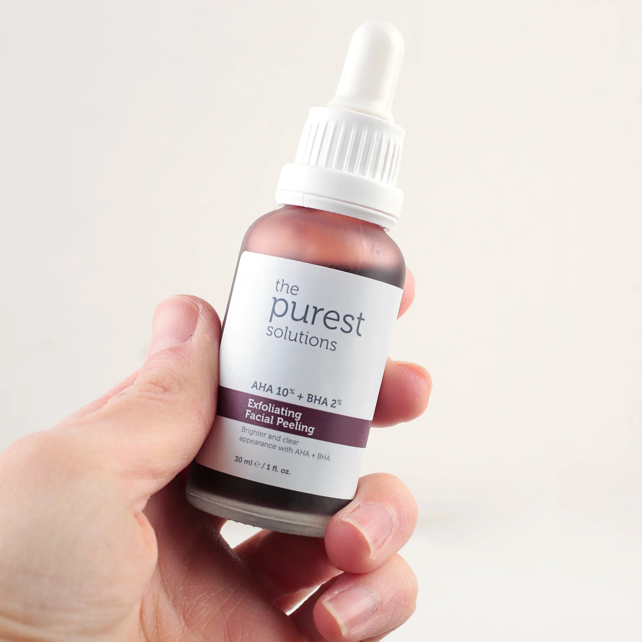 THE PUREST SOLUTIONS - AHA 10% + BHA 2% Peeling Solution - 30ml