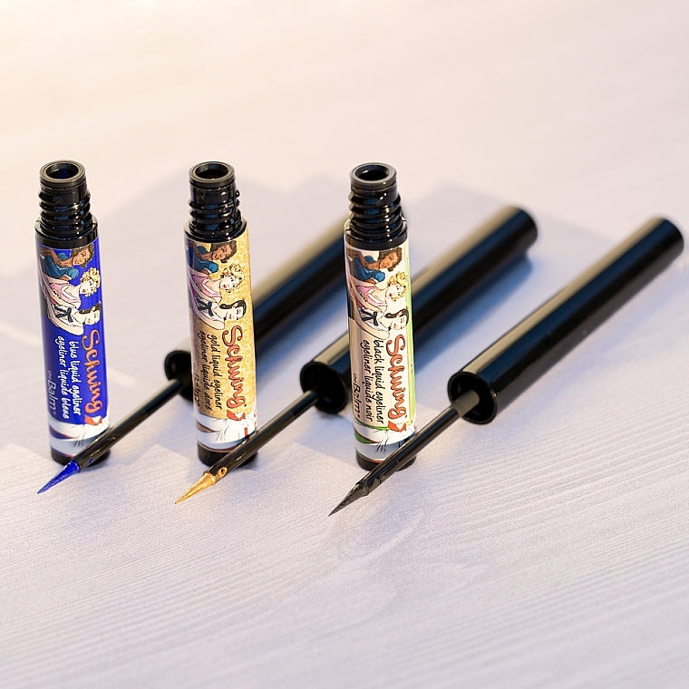 thebalm cosmetics - Trio 3 liquid Eyeliner Schwing