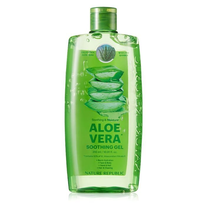 NATURE REPUBLIC - Gel Soothing & Moisture Aloe Vera Bottle 92%- 310ml