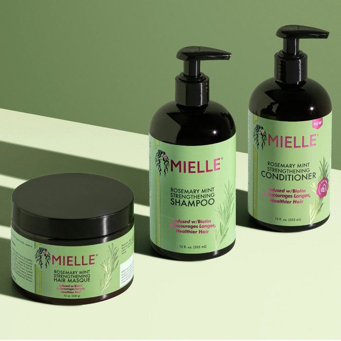 MIELLE - Rosemary Mint Strengthening Hair Masque - 340g