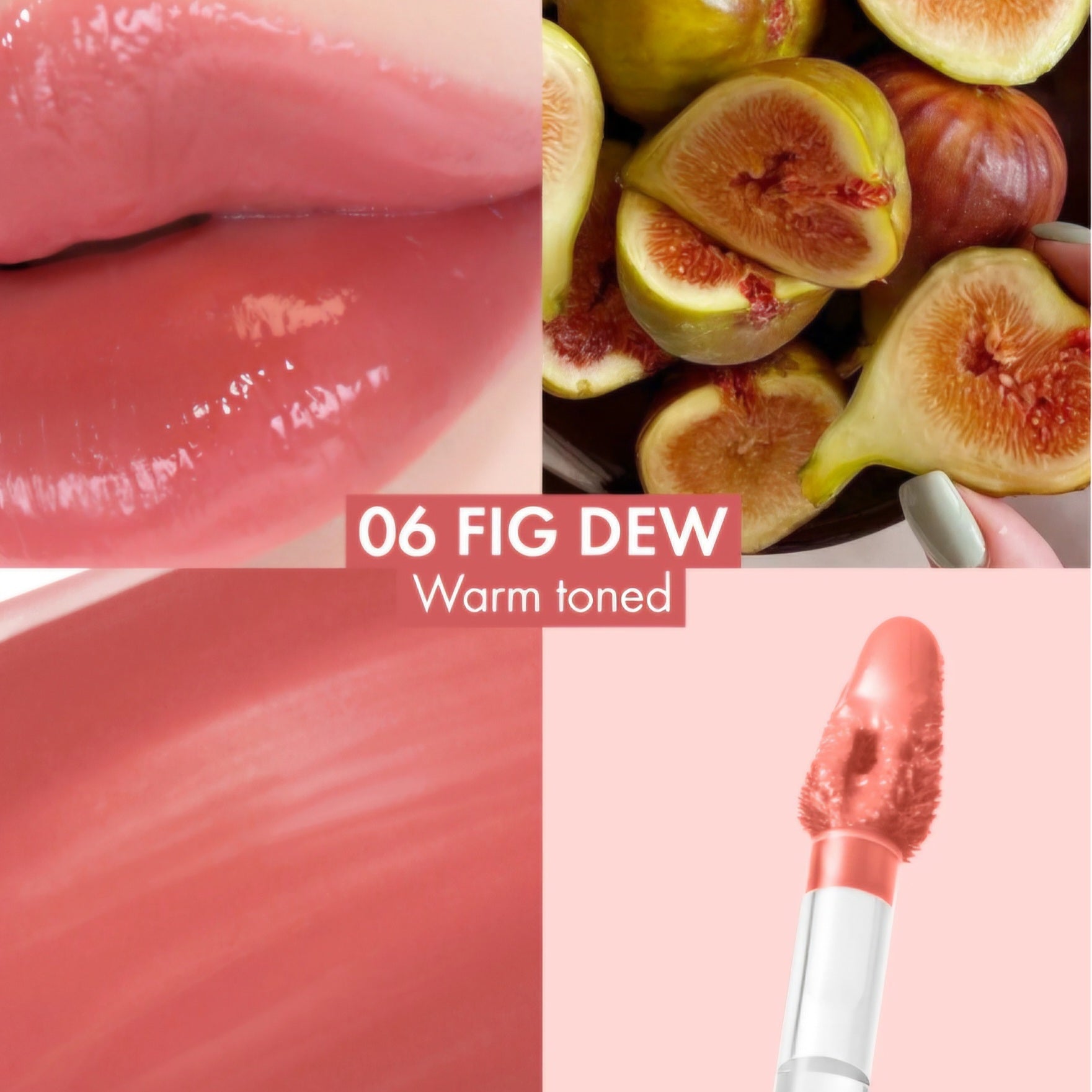 AMUSE - Encre à Lèvres Dew Tint - réf 06 Fig Dew