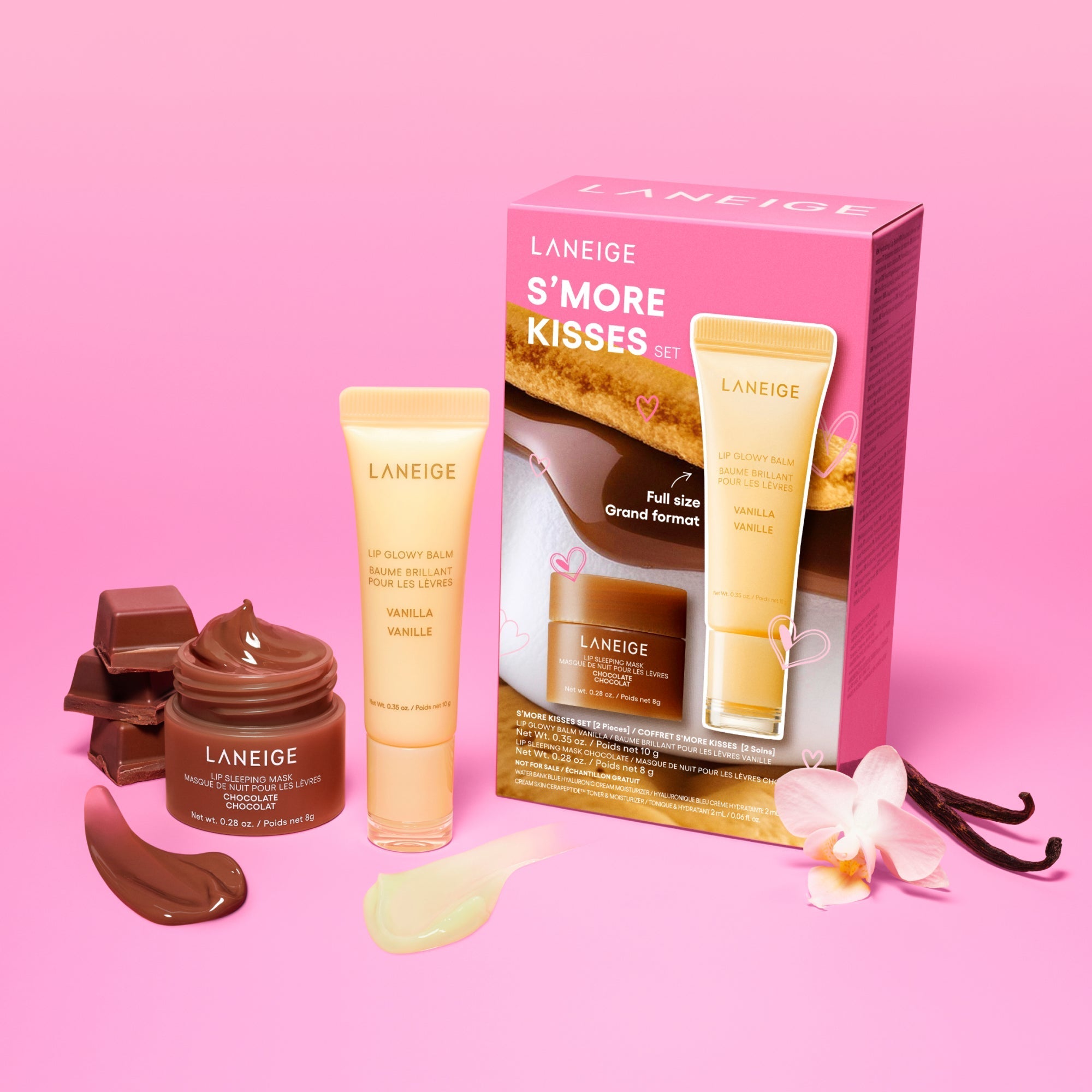 LANEIGE - S'more Kisses Set ( 2pcs Mini )