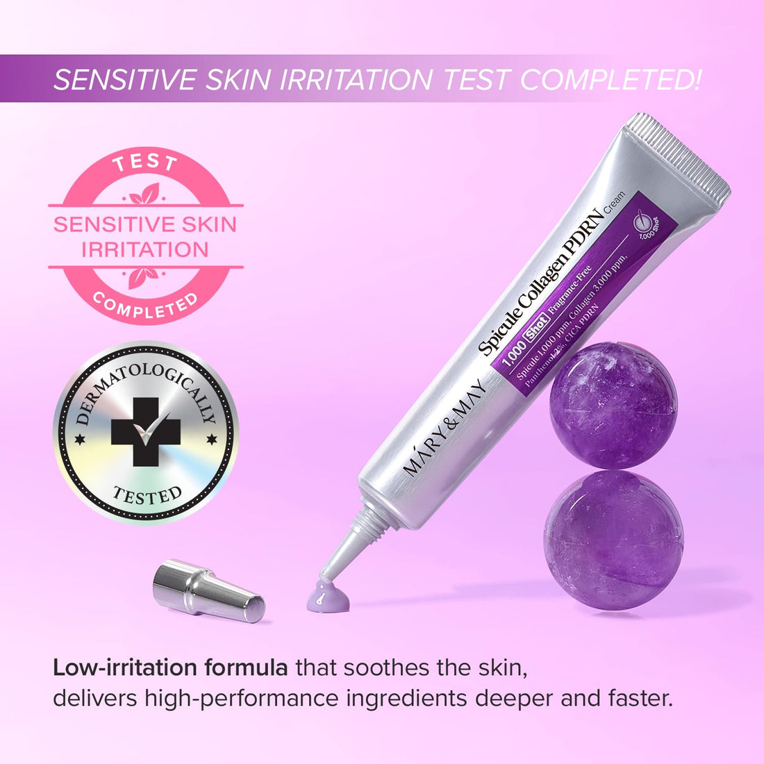 MARY & MAY - Spicule Collagen PDRN Cream - 15g