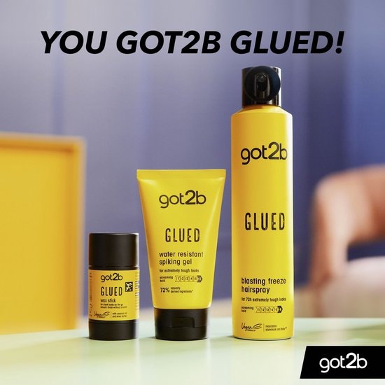 Schwarzkopf - GOT2B Glued Wax Stick - 50g