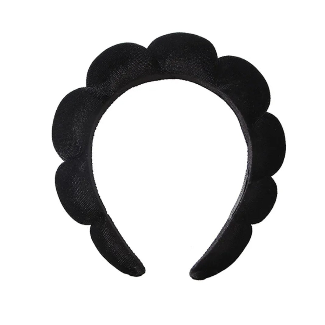 POPPIN - Bandeau de lavage de tête - réf Black