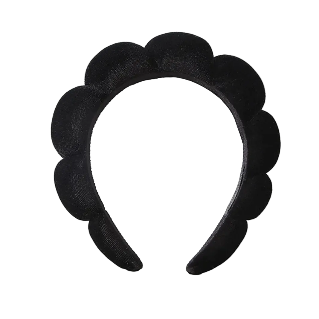 POPPIN - Bandeau de lavage de tête - réf Black