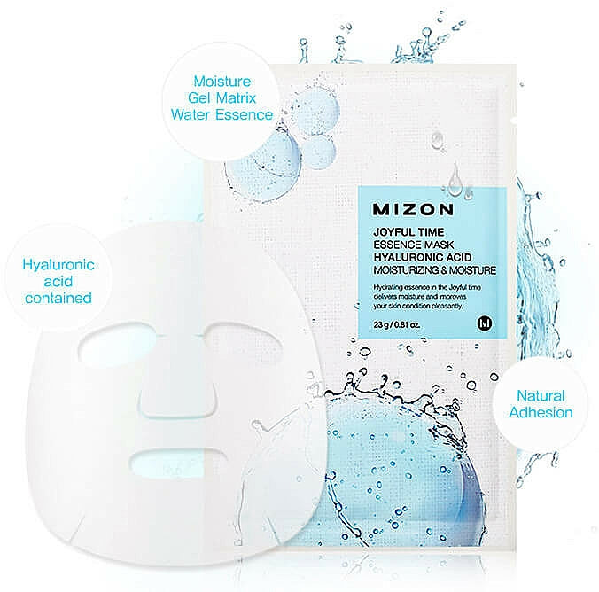 MIZON - Joyful Time Essence Mask - réf Hyaluronic Acid