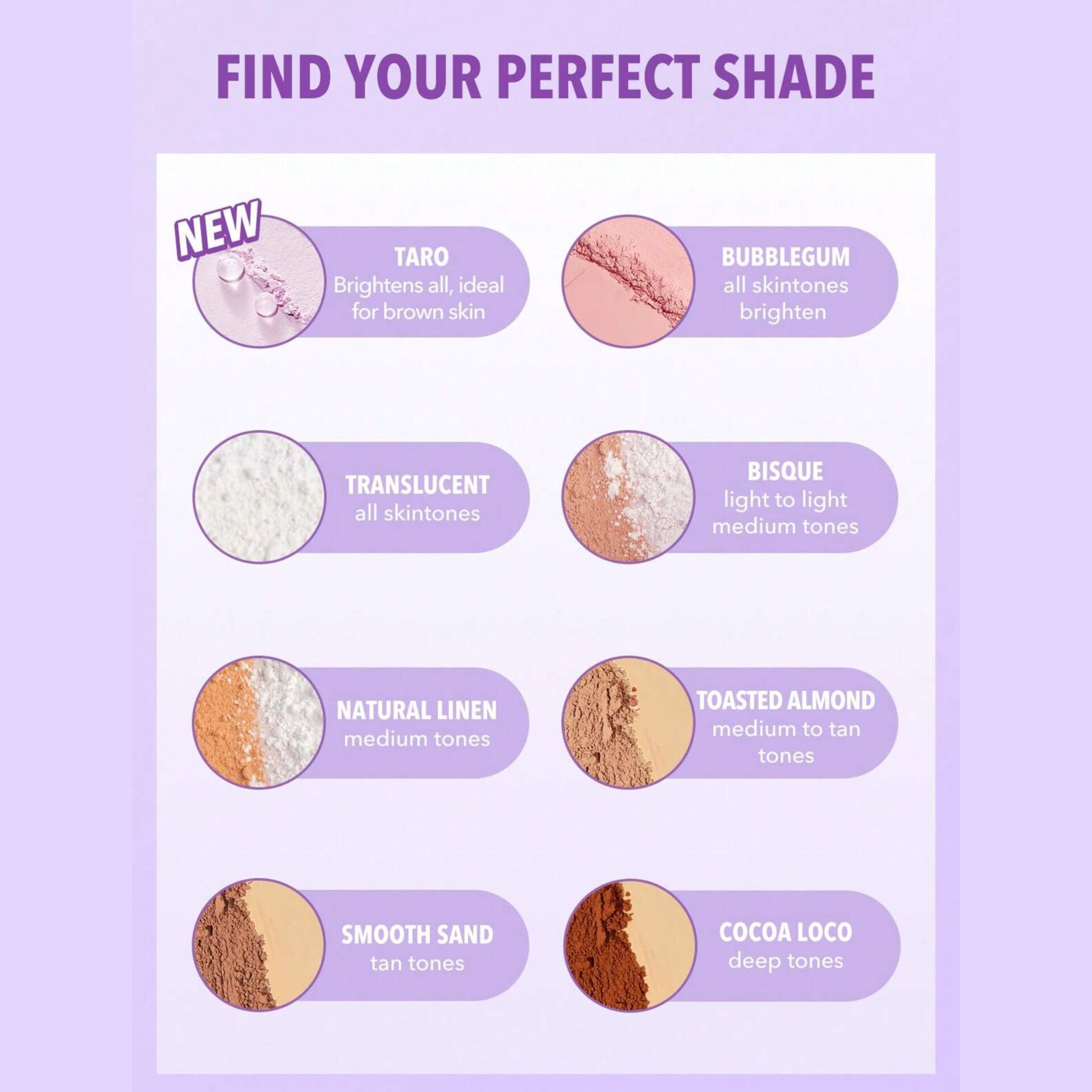 SHEGLAM - Insta Ready Face & Under Eye Setting Powder Duo - réf Taro