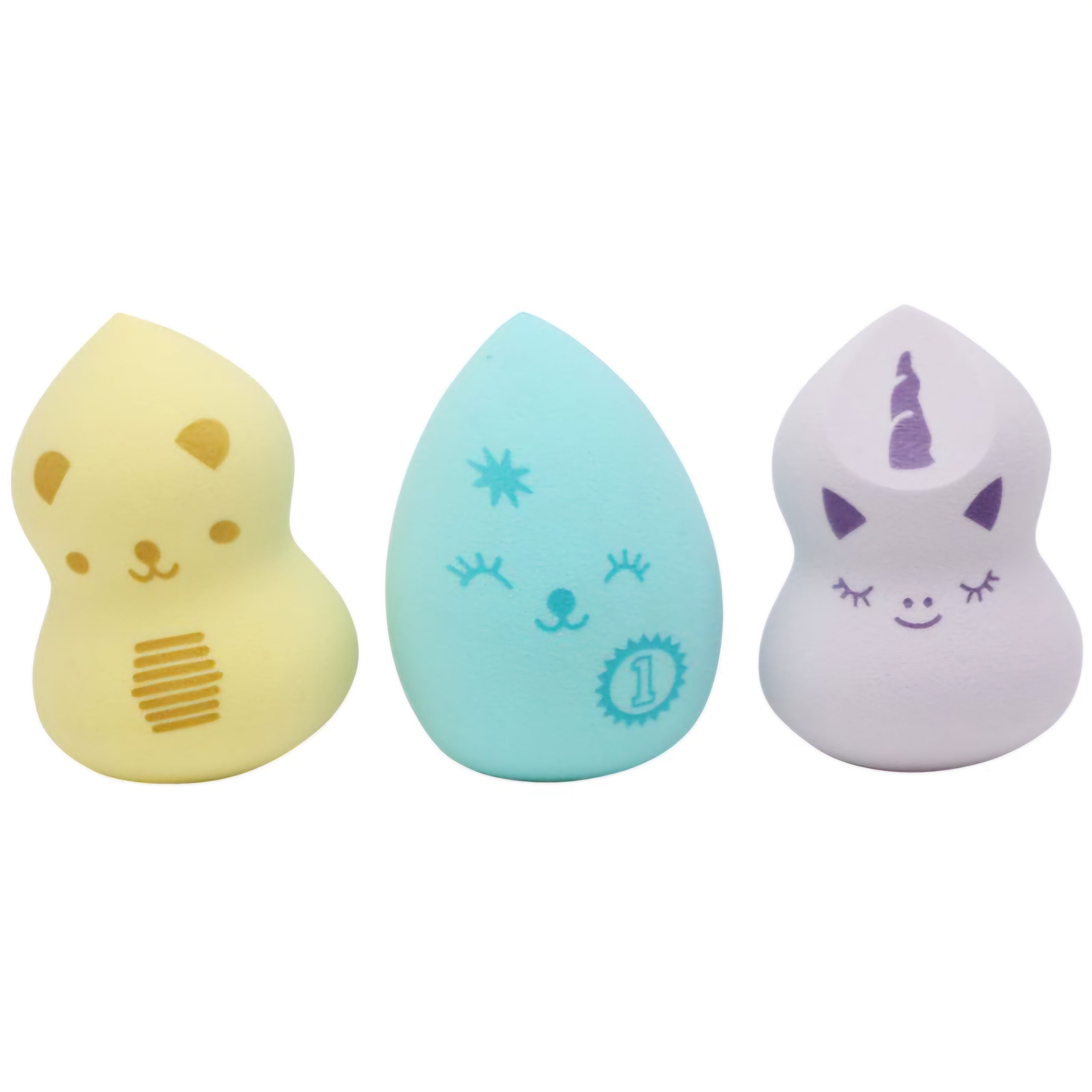 COSMETIC CLUB - Éponges de Maquillage Let's Party ( 3pcs  )