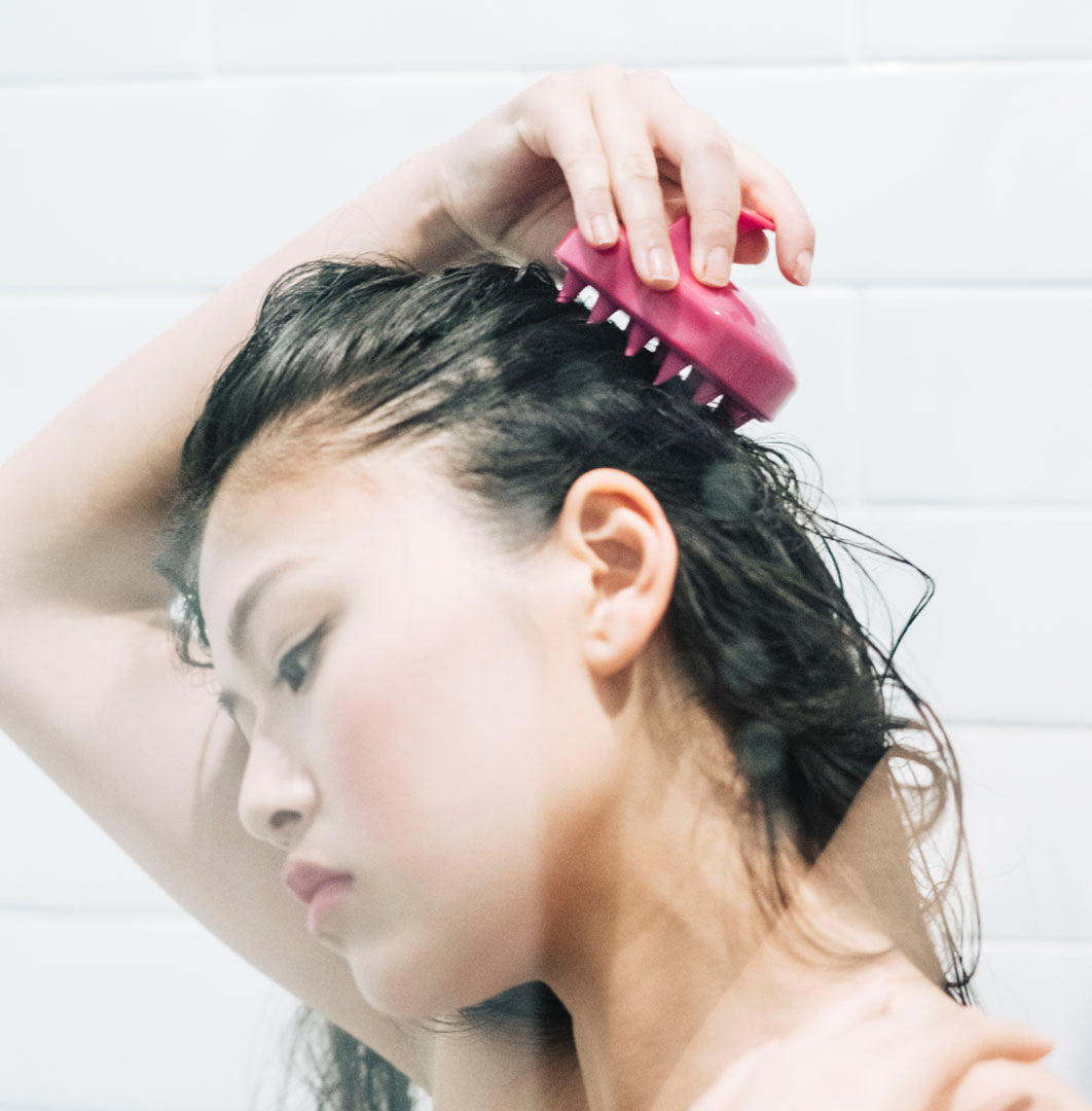 BIOVENE - Masseur de Cuir Chevelu Biodégradable Conscient, Brosse de Shampooing