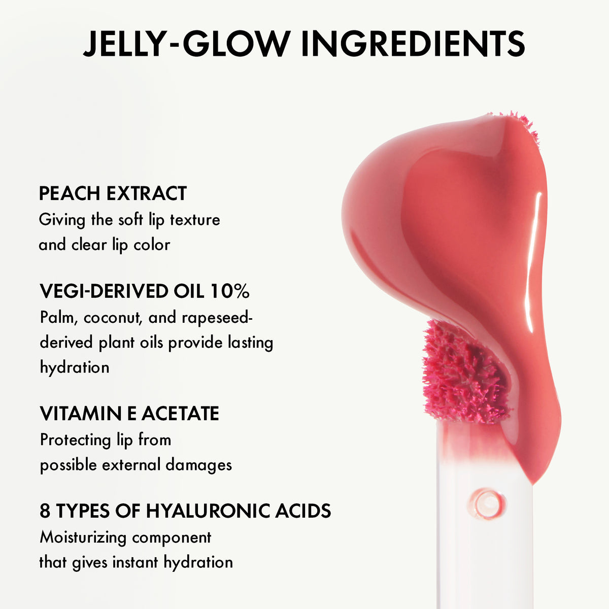AMUSE - Lip Jelly Gloss + Tint - réf 04 Rose Milk