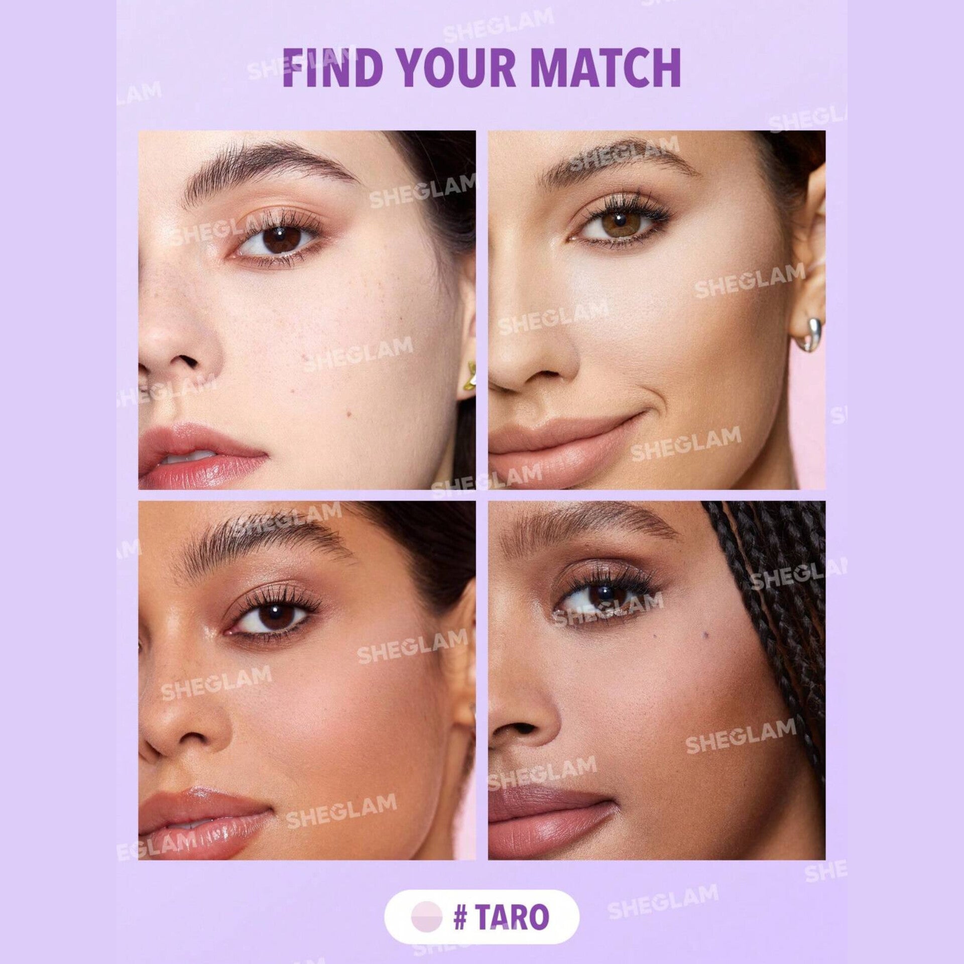 SHEGLAM - Insta Ready Face & Under Eye Setting Powder Duo - réf Taro