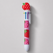 CLAIRE'S - Stylo à Billes 7 Couleurs - réf Fraise
