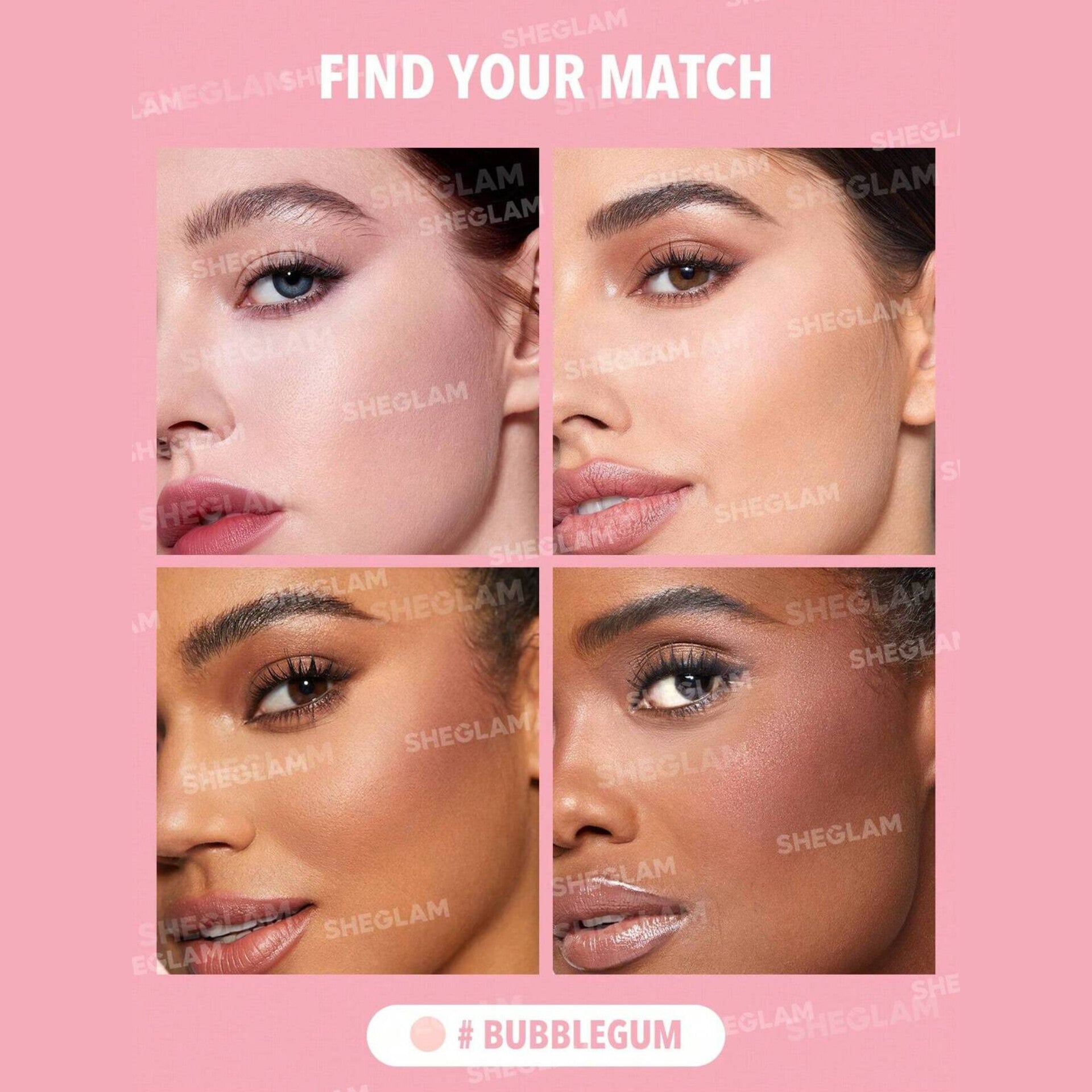 SHEGLAM - Insta Ready Face & Under Eye Setting Powder Duo - réf Bubblegum