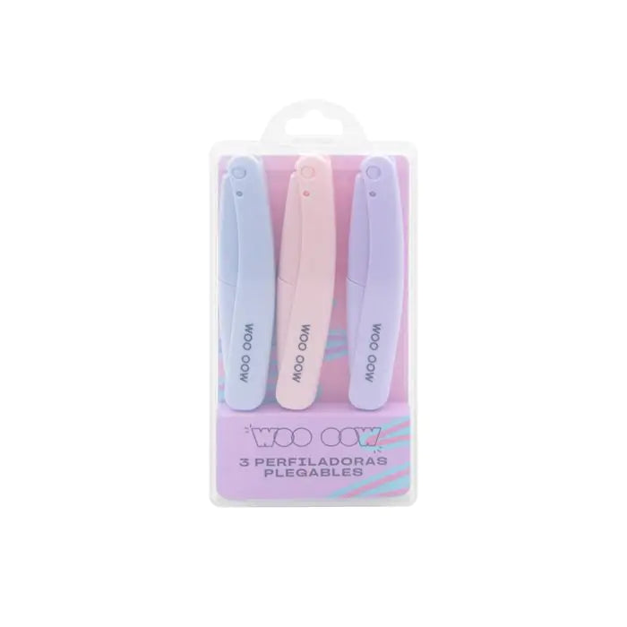 WOO OOW - Set 3 Rasoirs Plieuses