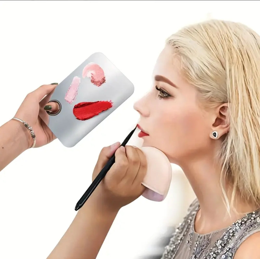POPPIN - Palette de Mélange en Acier inoxydable + Spatule