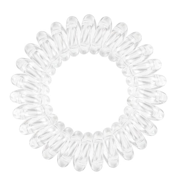 INVISIBOBBLE - Élastique à cheveux, Original Premium Pretzel - réf Crystal Clear ( 3pcs)