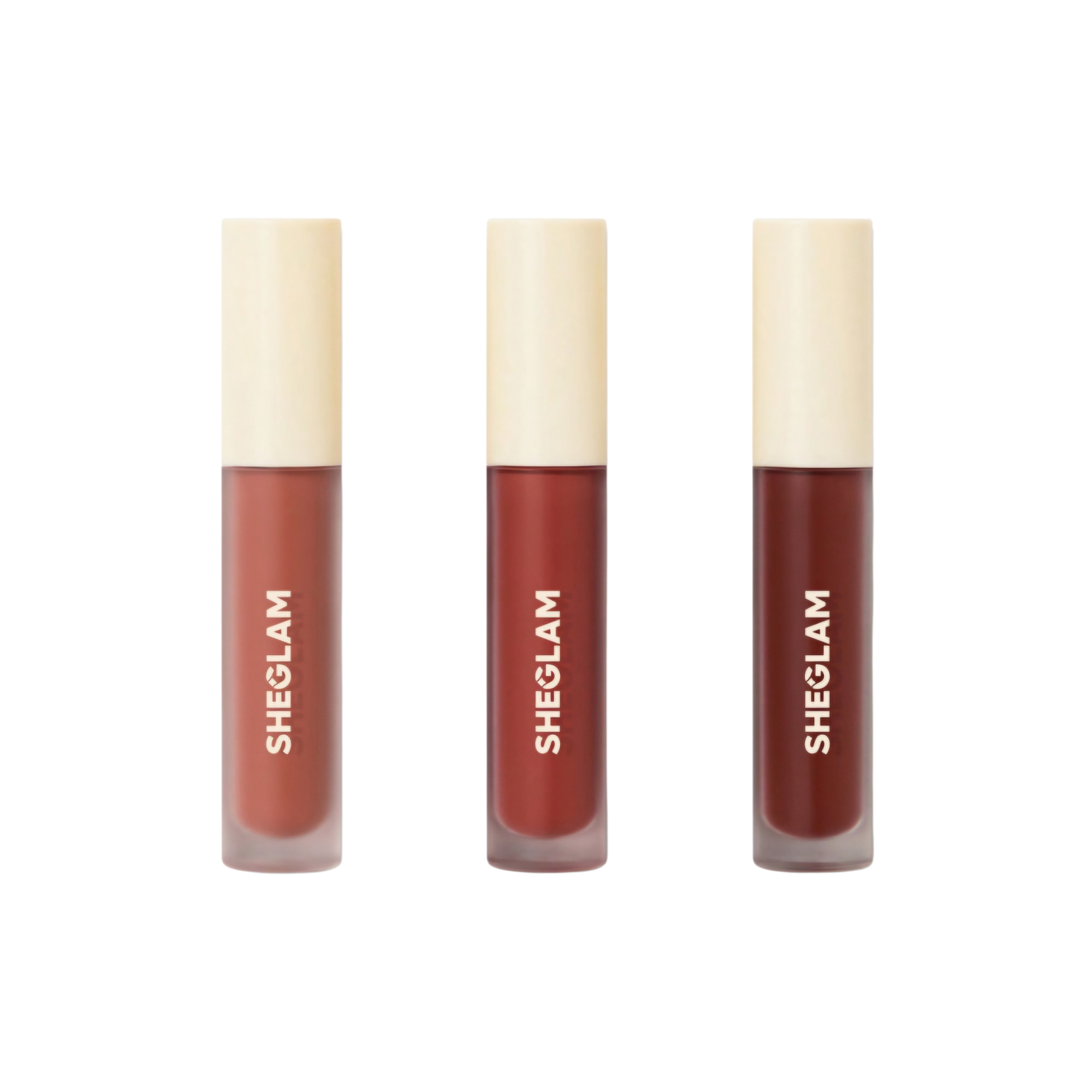SHEGLAM - Matte Allure Mini Liquide, Coffret de 3 mini rouges à lèvres - réf Feel Real