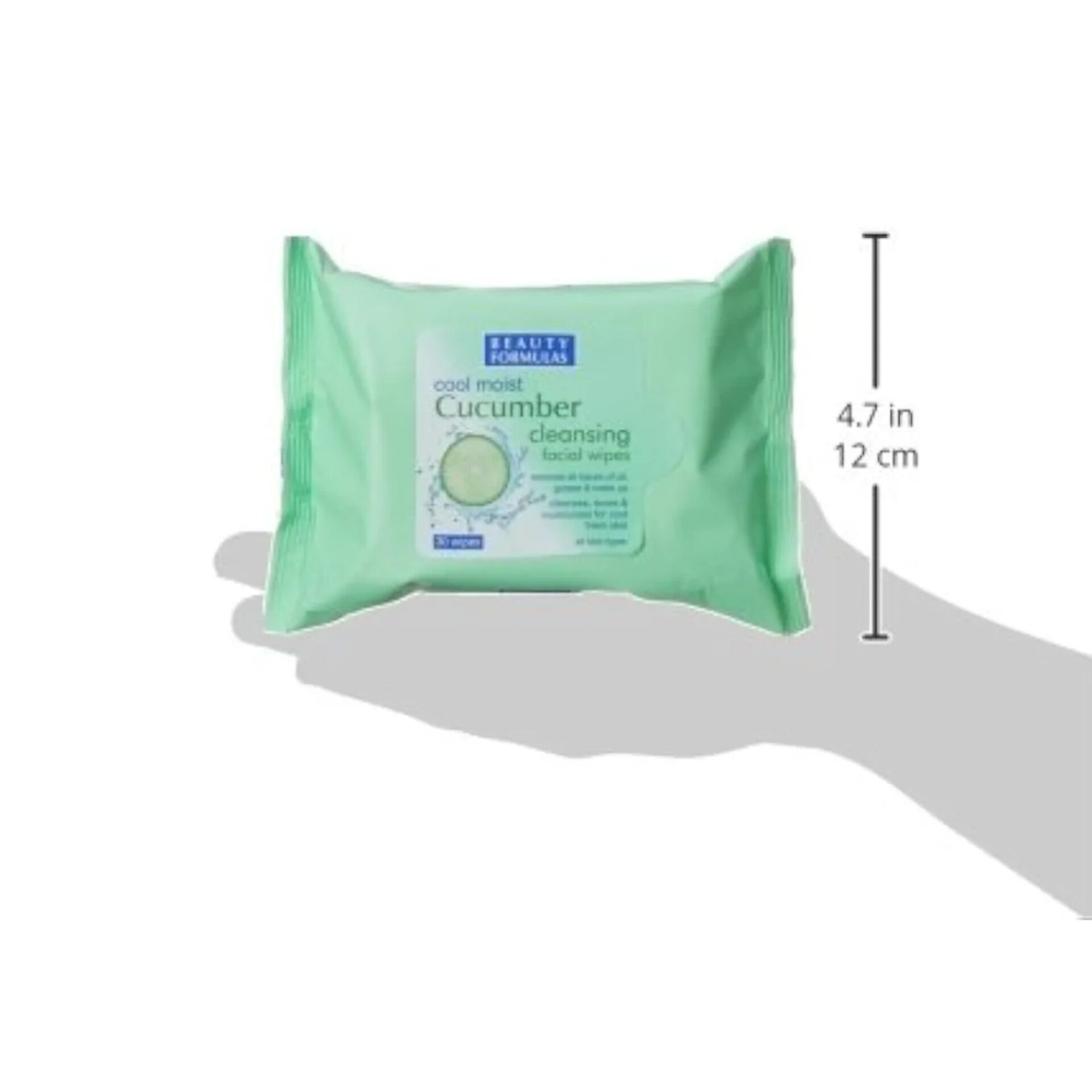 BEAUTY FORMULAS - Lingettes Coucumber Cleansing Facial Wipes - 25 Lingettes