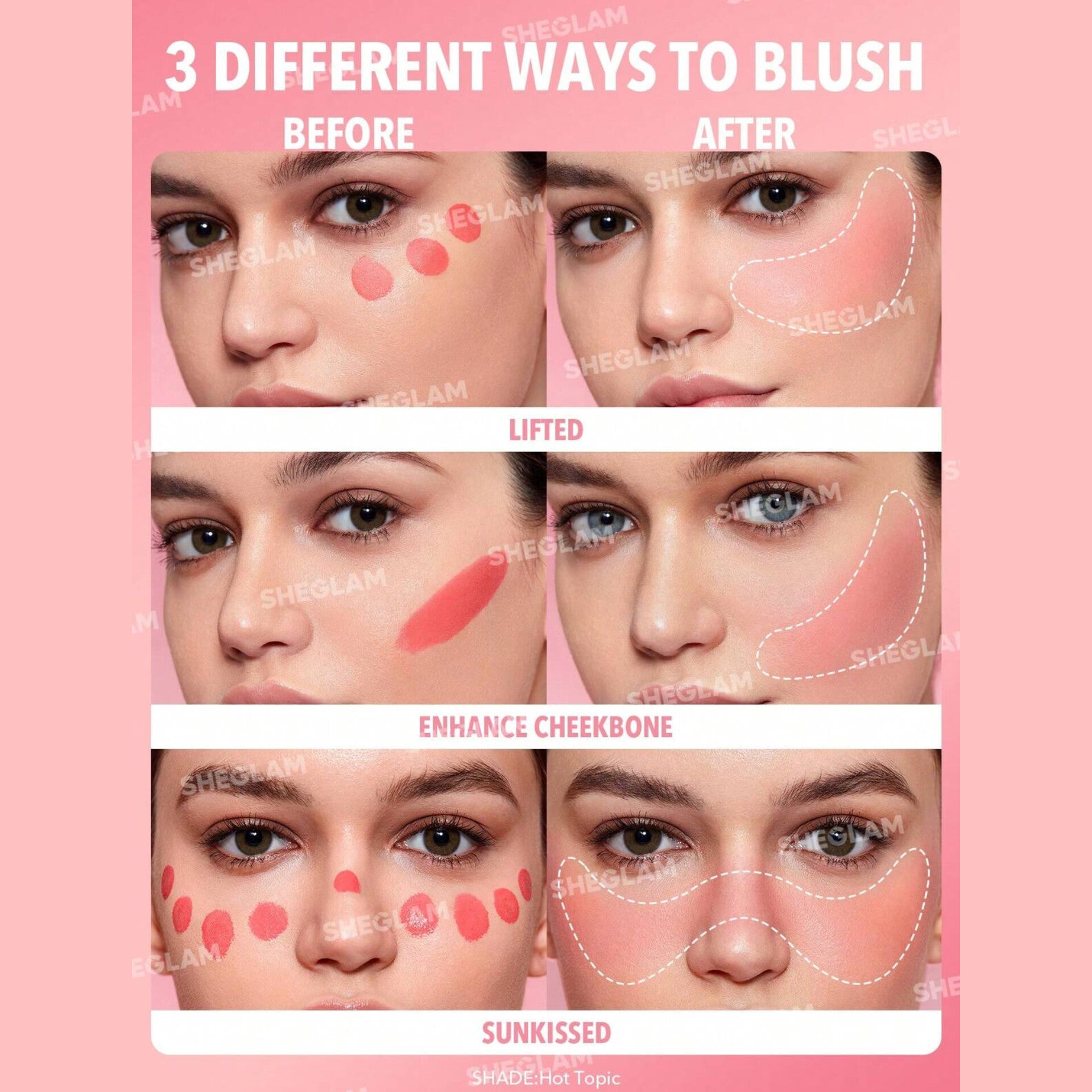 SHEGLAM - Color Bloom Liquid Blush - réf Hot Topic