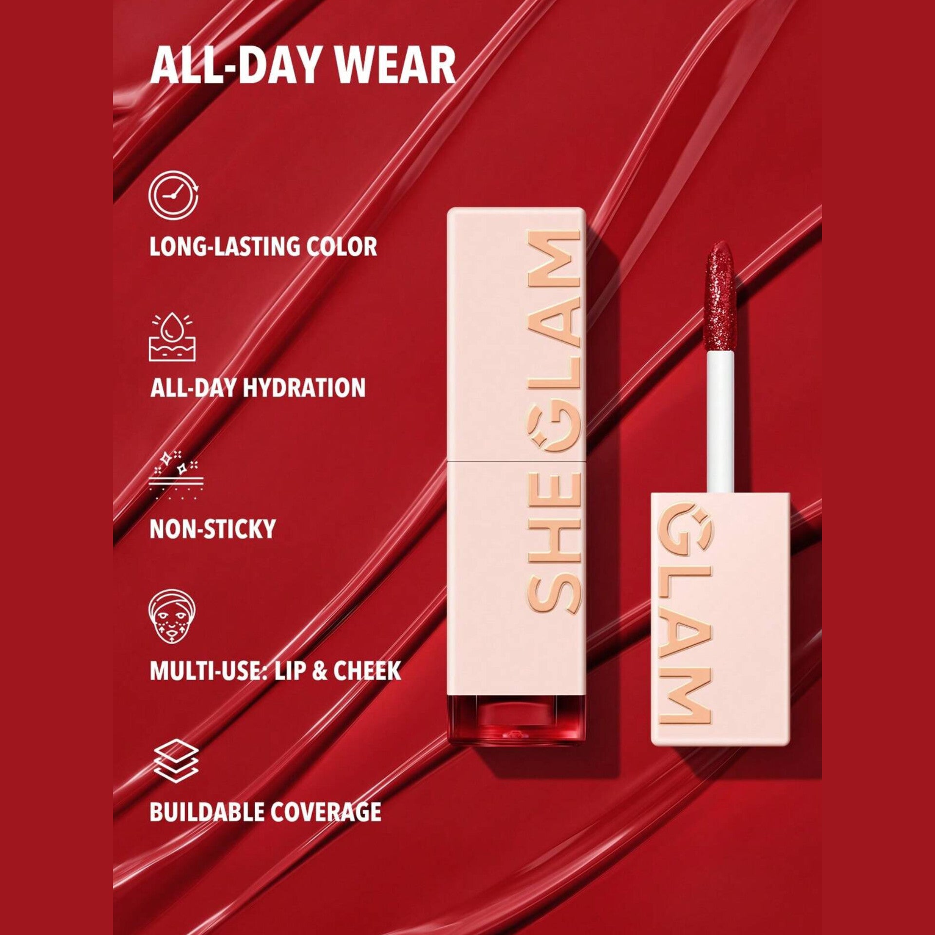 SHEGLAM - Take a Hint Lip Tint - réf Wake Up Call
