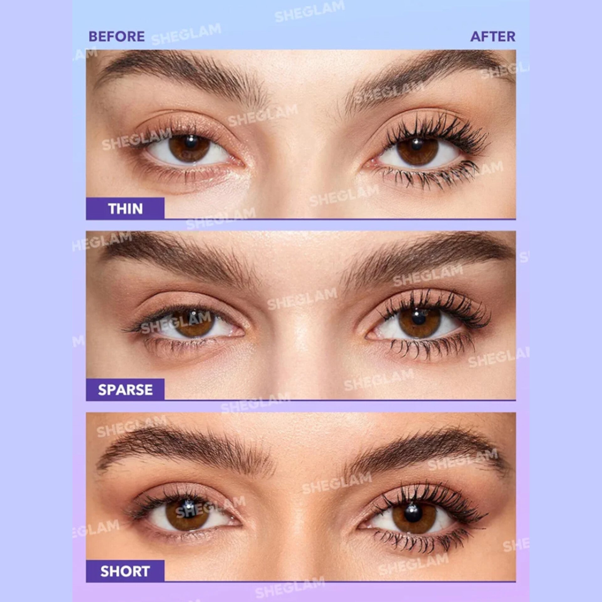SHEGLAM - Flutter Wink Volumizing Mascara - réf Black