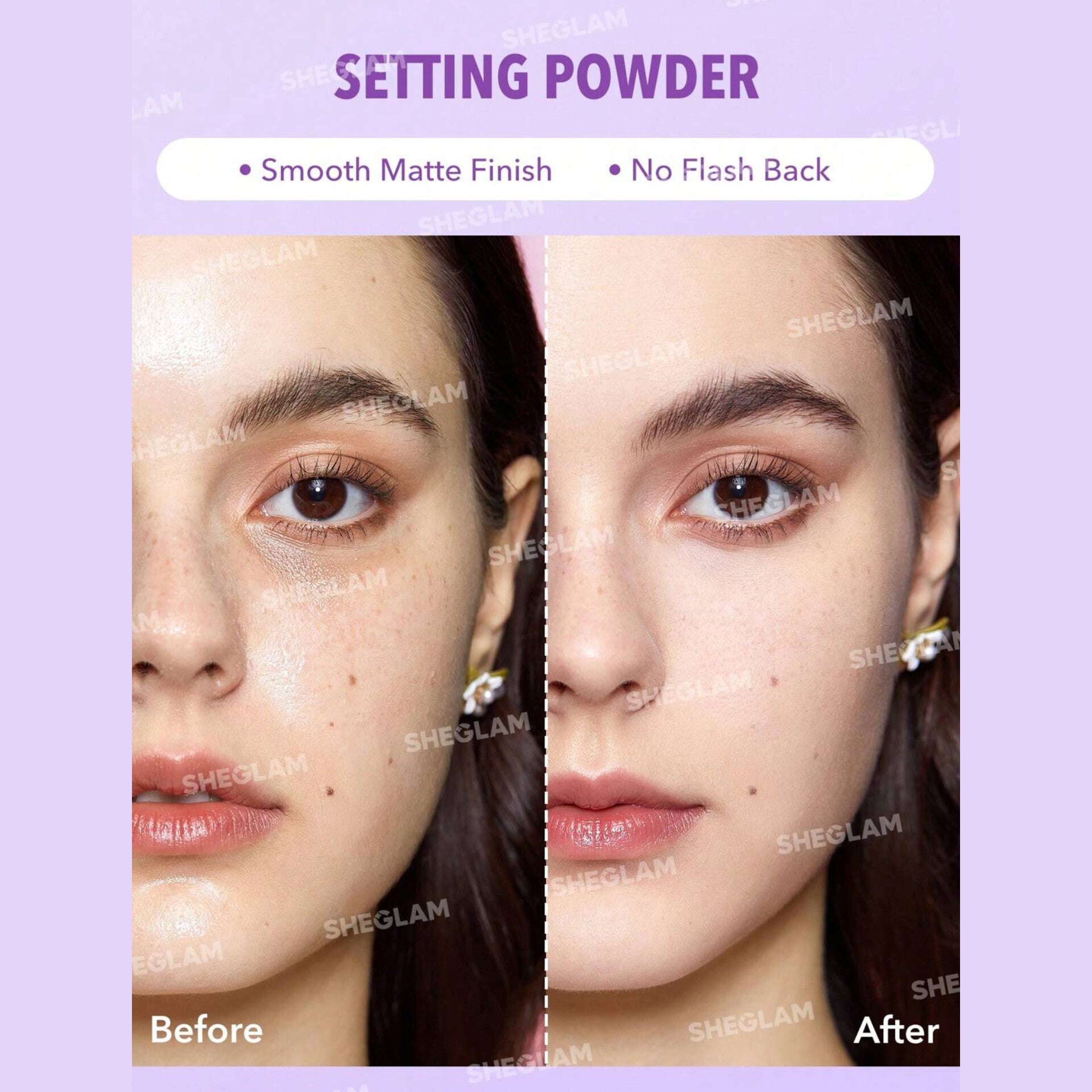 SHEGLAM - Insta Ready Face & Under Eye Setting Powder Duo - réf Taro