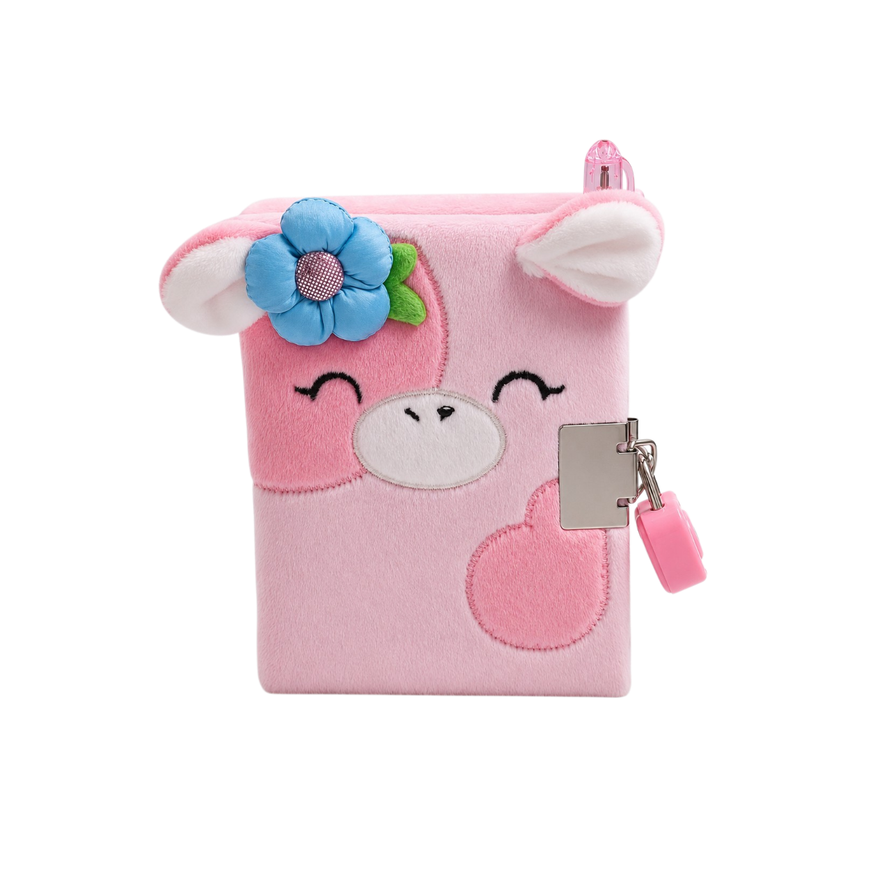 CLAIRE'S - MINI Journal Peluche + Cadenas + Stylo