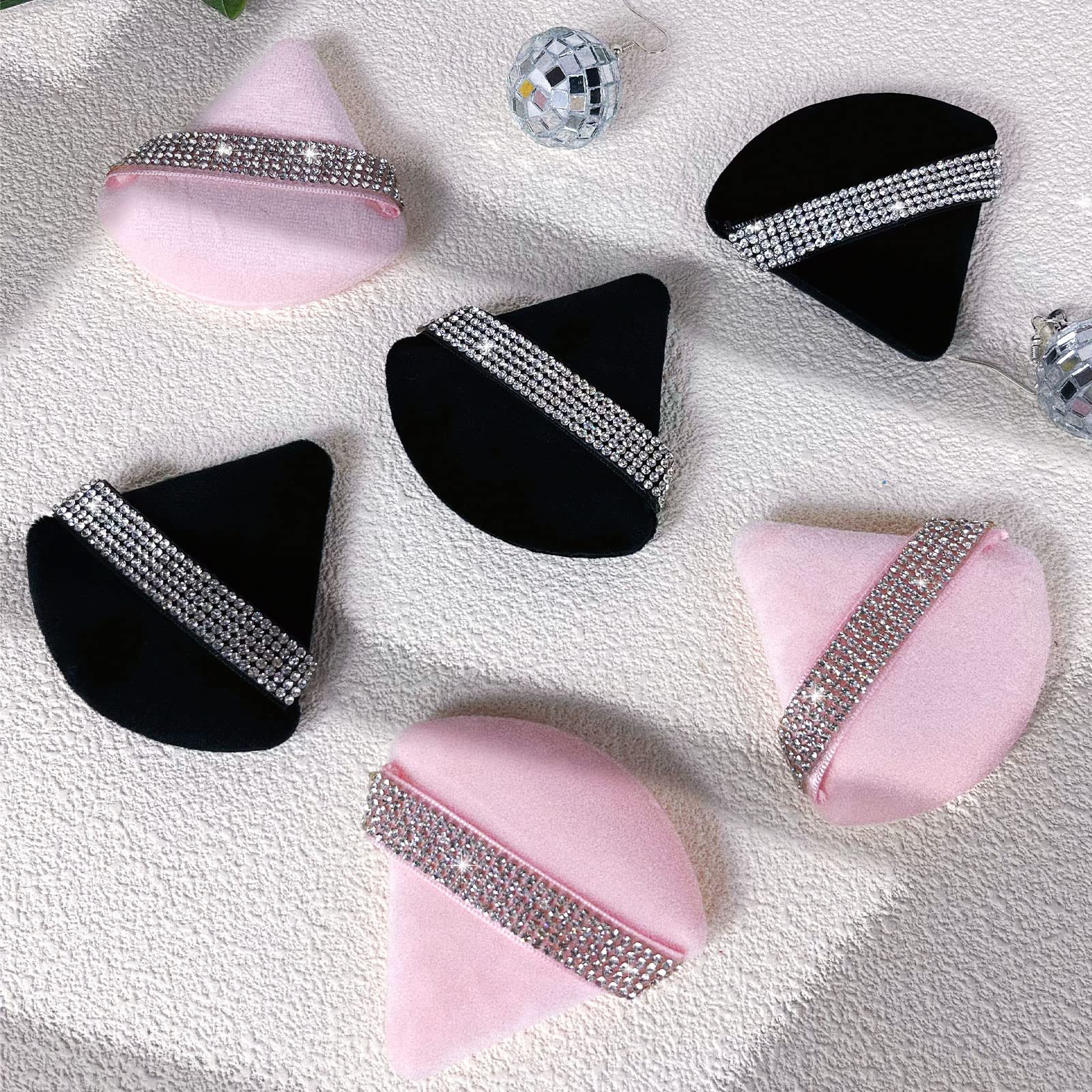 WOO OOW - 2 Puff de Maquillage Strass