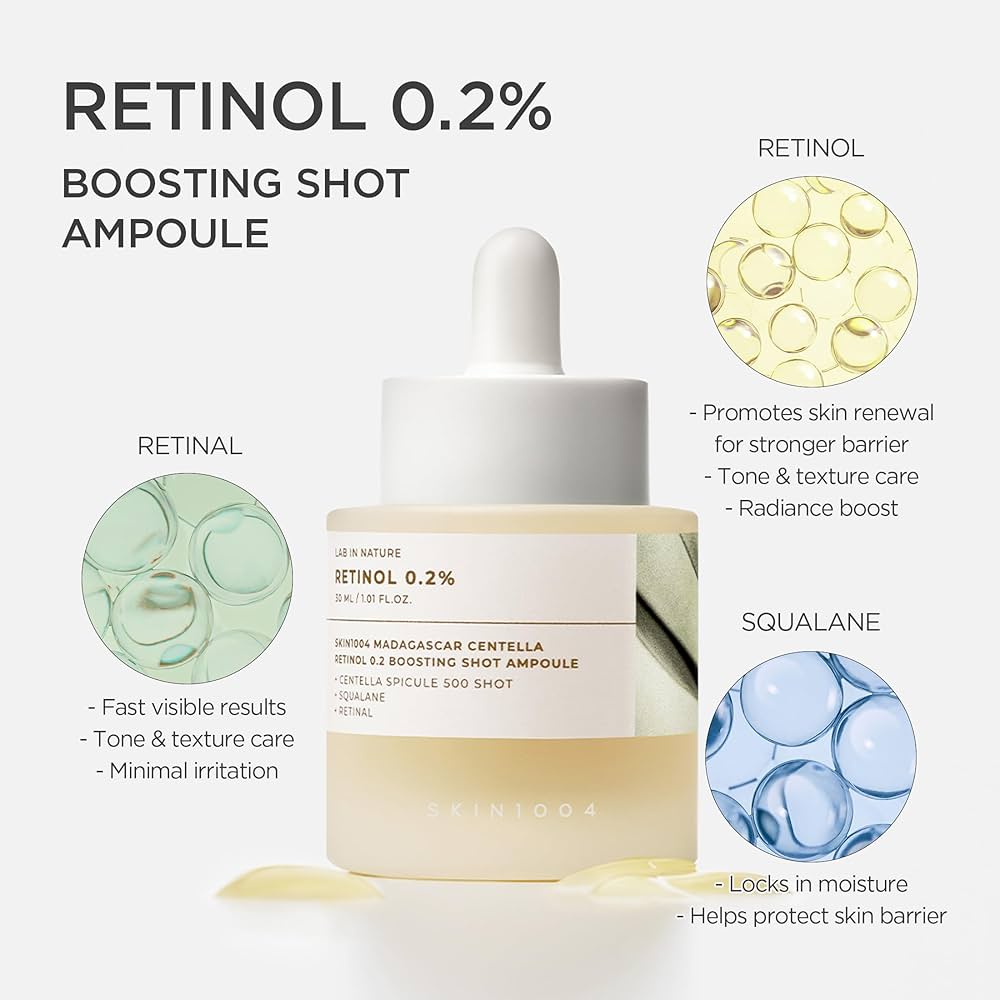 SKIN 1004 - Retinol 0.2% Ampoule with Centella Asiatica – 30ml