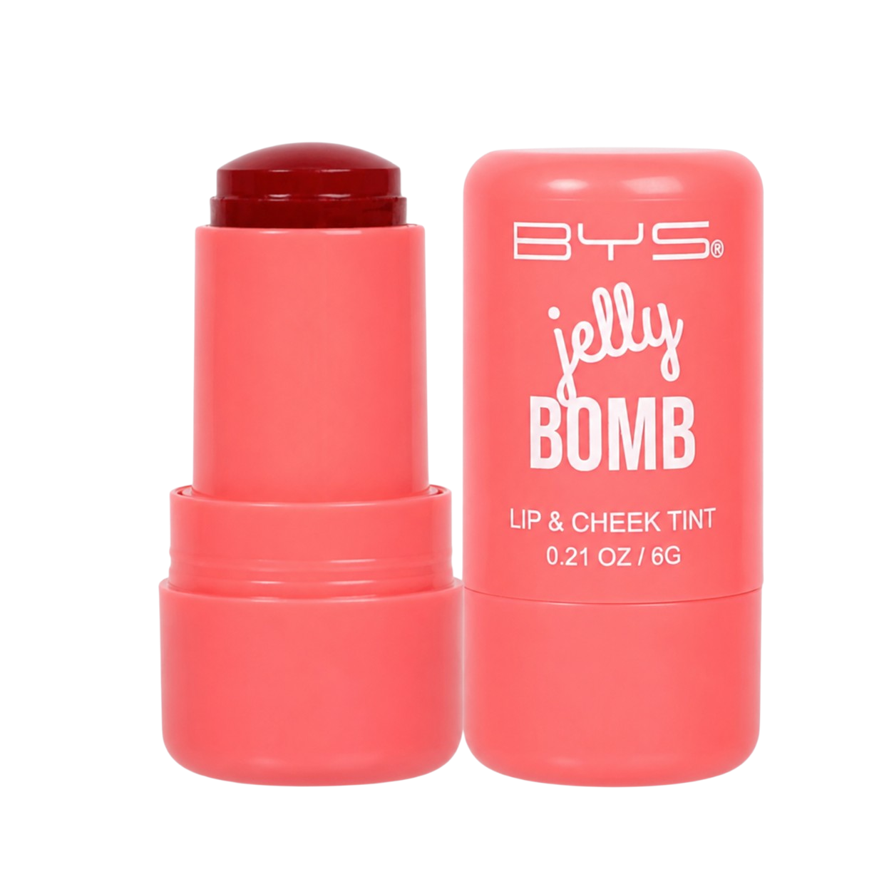 BYS - Jelly Bomb, Lip & Cheek Tint - Coral Crush