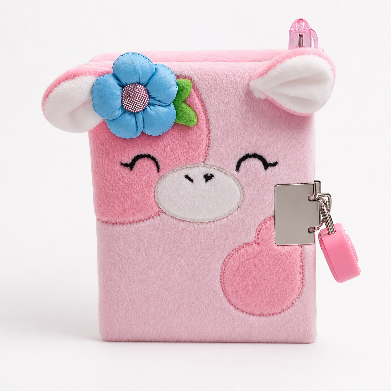 CLAIRE'S - MINI Journal Peluche + Cadenas + Stylo