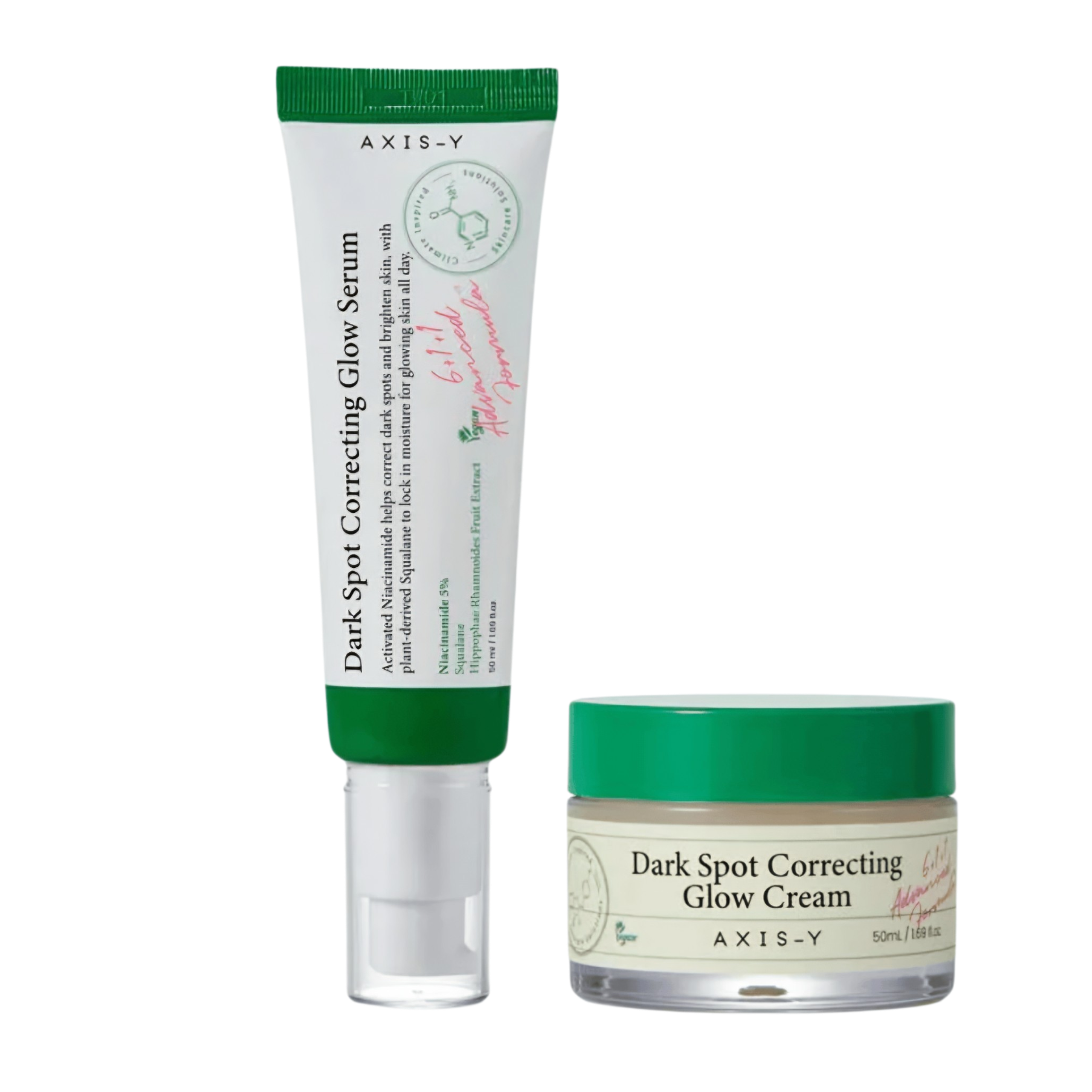 AXIS-Y - Dark Spot Correcting Glow Serum + Cream